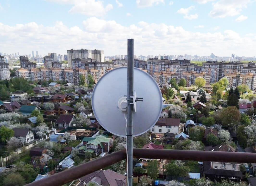 Установка спутникового Интернета Триколор в Коломне: фото №1